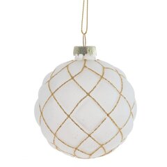 Украшение новогоднее "Шар", D 7 см, L7 W7 H8,5 см