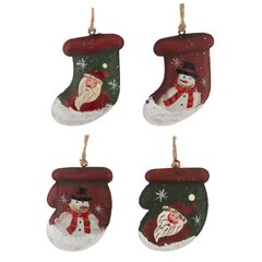 Изделие декоративное подвесное "Носок/Варежка", L6 W2,5 H8 см, 4в.