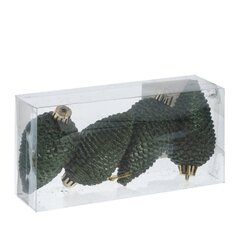 Набор из 4шт Украшение новогоднее "Шишка", L17 W8,5 H5 см