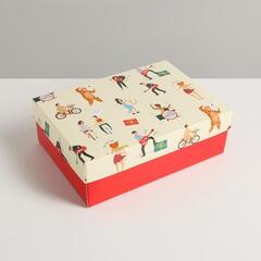 !09 Коробка складная (набор 3 штуки) «С Дэ Рэ», 21 × 15 × 7 см.