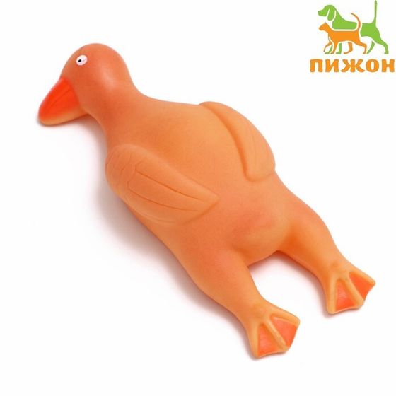 Игрушка пищащая &quot;Большая утка&quot; для собак, 18 см