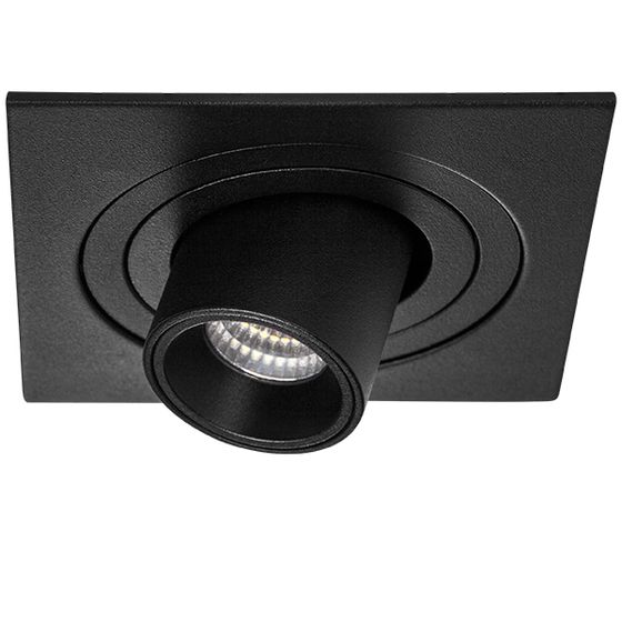 i517172 Светильник INTERO TUBO LED 7W 360LM 60G ЧЕРНЫЙ 3000K (217517+217172)