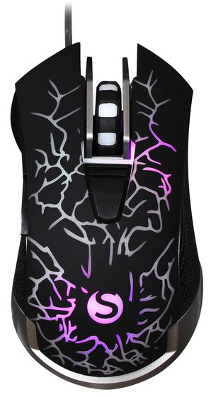 Мышь SunWind SW-M705G черный оптическая проводная игровая (3600dpi) (1422391)