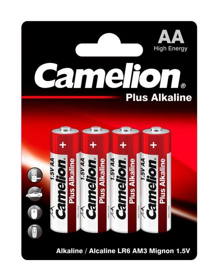 Батарейка Camelion Plus Alkaline LR6-BP4 AA 2700mAh (4шт) блистер