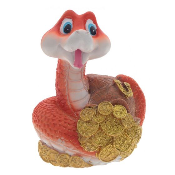 Копилка &quot;Змея&quot;, L7,5 W7 H10 см, 4в.