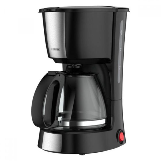 Кофеварка капельная Centek CT-1149 980Вт черный/серебристый