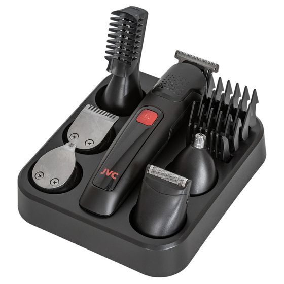 Машинка для стрижки JVC JHC57RS аккум./сеть (насадок 12шт) черный