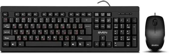 Клавиатура+мышь Sven KB-S320C проводной черный (SV-020613)