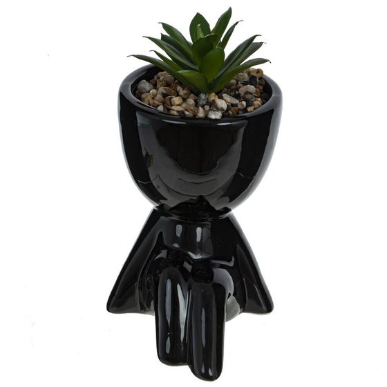 Цветочная композиция &quot;Суккулент&quot;, L8,5 W10 H13,5 см, 4в.