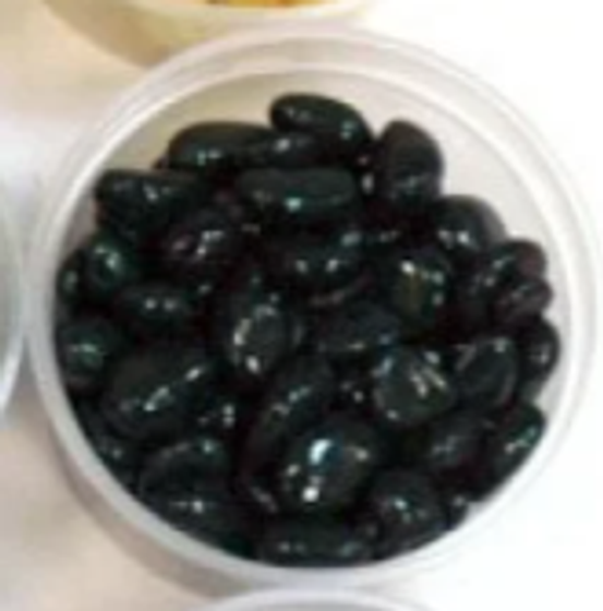 !09 Галька цветная крупная 400 г., цвет черный