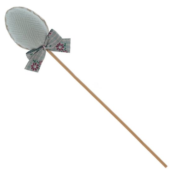 Изделие декоративное (вставка) &quot;Яйцо пасхальное&quot; (3,5*6) (блок 12 шт), L4,5 W4 H22 см, 3в.