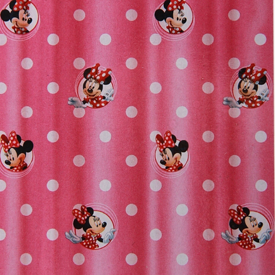 !09 Штора Disney интерьерная 145*280 см, сатин, Минни Маус