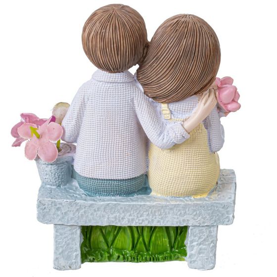 Фигурка декоративная &quot;Пара&quot;, Д8,5 Ш6 В10,5 см