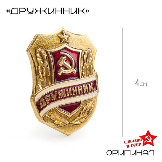 Значок &quot;Дружинник&quot;