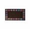 Коврик придверный MOSAIC QUADRO violet 76Х45 см
