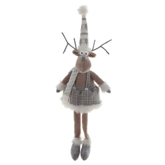 Игрушка набивная &quot;Олень&quot;, L33 W17 H71/20 см, 2в.