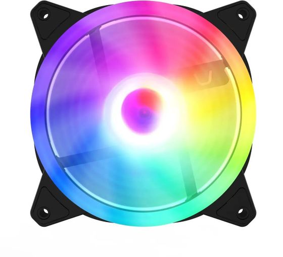 Вентилятор GMNG GG-CF120ARGB2-PWMBK ARGB черный 120x25мм 1500rpm LED 4-pin