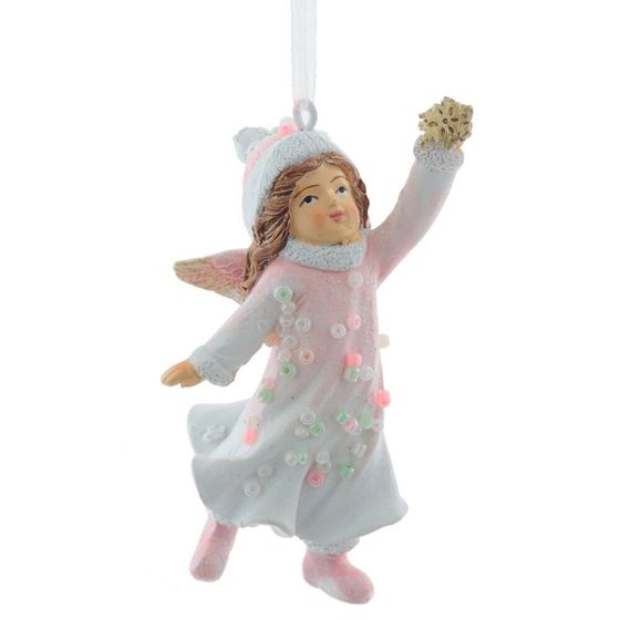 Изделие декоративное подвесное &quot;Девочка&quot;, L4,5 W4 H8 см, 2в.