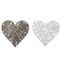 Украшение новогоднее без ленты, &quot;Сердце&quot;,  L24 W4 H24 см, 2в.