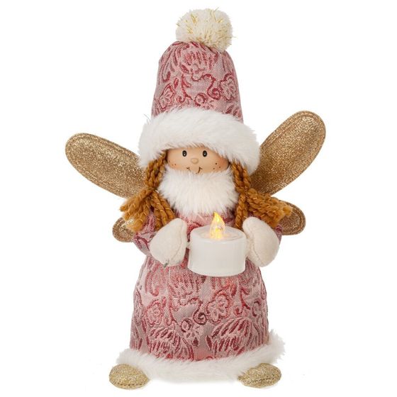 Игрушка набивная &quot;Ангел&quot;, L12 W12 H25 см, 2в.