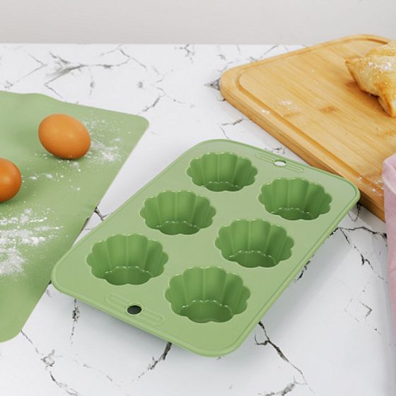 Форма для кексов OLIVE 6 ячеек