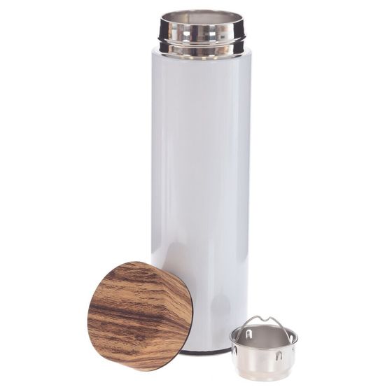 Термос, 500 мл, L6,5 W6,5 H22,5 см, дизайн микс