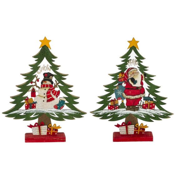 Фигурка декоративная "Ёлка",L25 W6 H30,5 см, 1 штука, дизайн микс