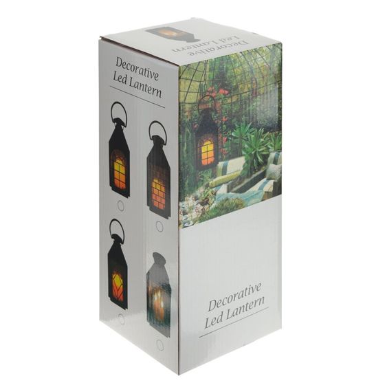 Изделие декоративное &quot;Фонарь&quot; (подсветка, 3xААА не прилаг.), L11 W11 H26 см