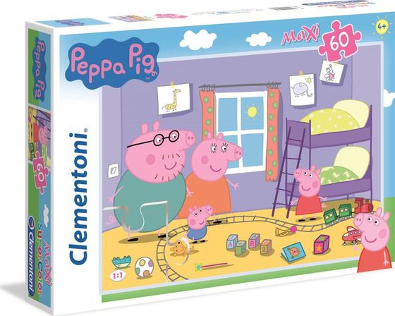 Clementoni Clementoni Puzzle 60el Maxi Świnka Peppa 26438