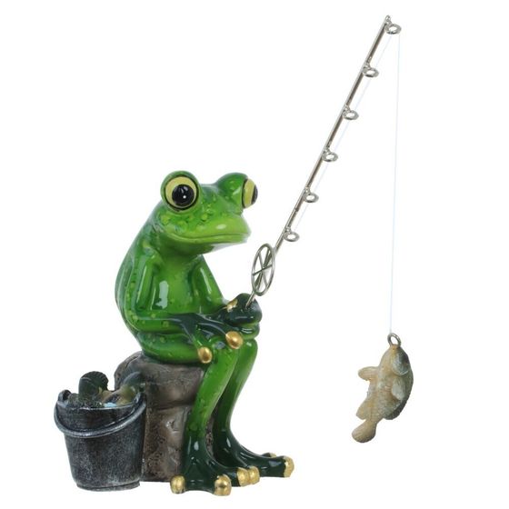 Фигурка декоративная &quot;Лягушка&quot;, Д16 Ш10 В15 см, 2в.