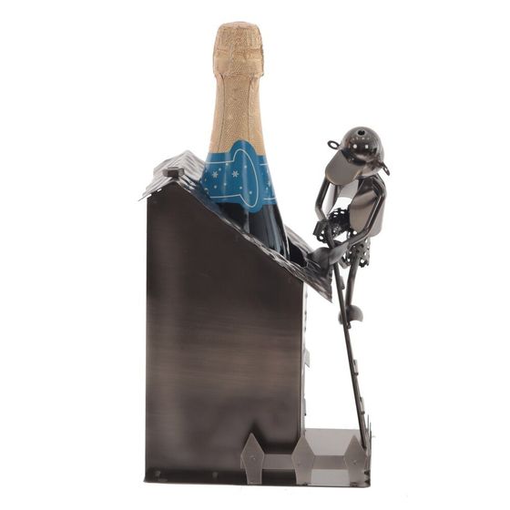 Подставка для бутылки &quot;Строитель&quot;, Д16 Ш17,5 В24,5 см