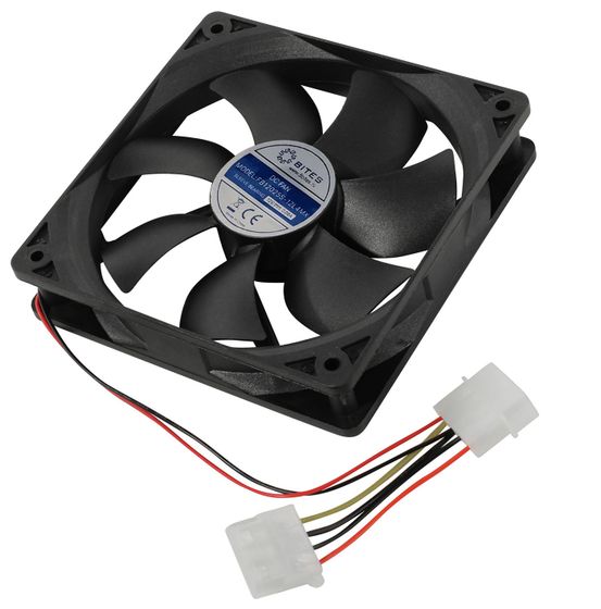 Вентилятор 5bites FB12025S-12L4MX черный 120x25мм 1200rpm 4pin Molex