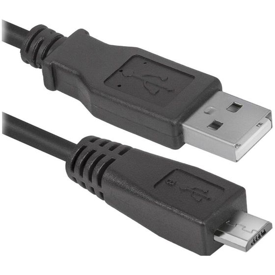 Кабель Defender USB 2.0 A(m) - microUSB(m) 1.8м черный (USB08-06) (87459)