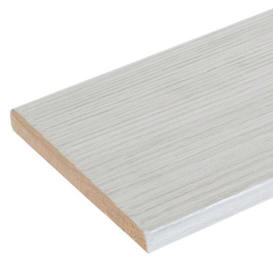 Наличник «Элитекс», ПВХ, плоский, 70 × 2150 мм, цвет белый ясень