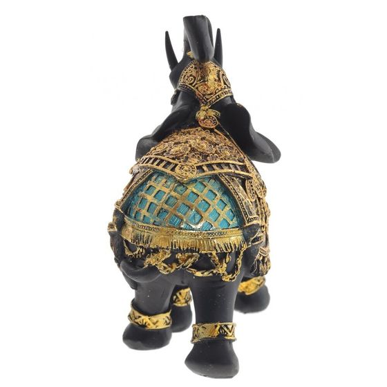 Фигурка декоративная "Слон", L10,5 W6 H13,5 см, 1 штука, дизайн микс