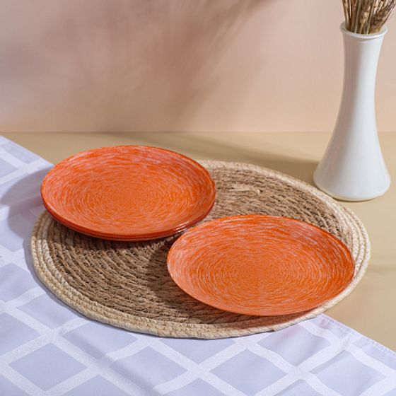 Тарелка десертная БРАШМАНИЯ ОРАНЖ 20.5см