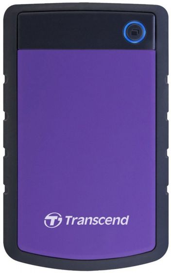Внешний HDD 4Tb Transcend USB3.0 TS4TSJ25H3P StoreJet 25H3 (5400rpm) 2.5&quot; фиолетовый