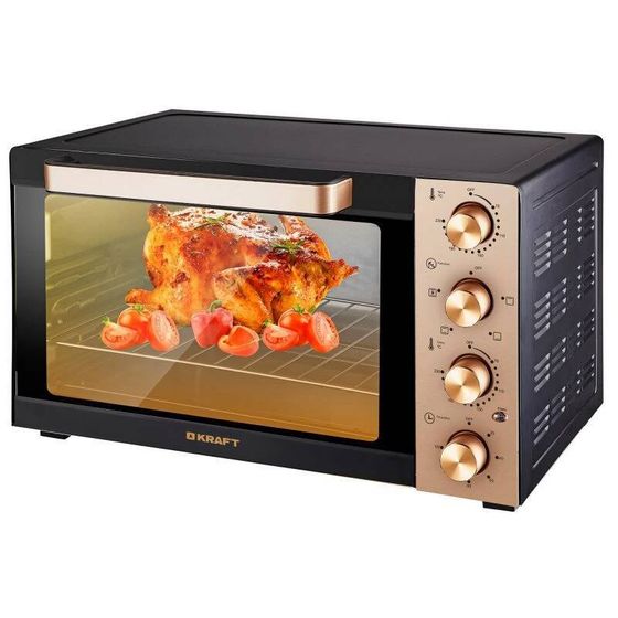 Мини-печь Kraft KF-MO 3505 KGL 35л 1500Вт золотой