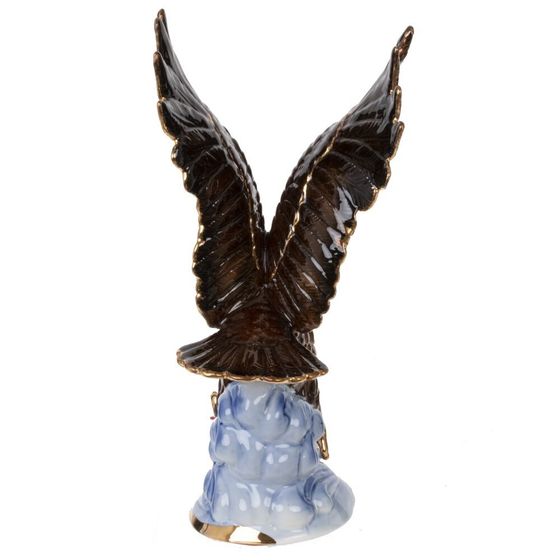 Фигурка декоративная "Орел", L16 W9 H27 см, 1 штука, дизайн микс