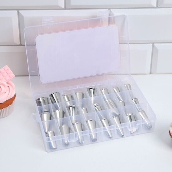 !09 Набор кондитерских насадок «Дворец», 15.8 х 9.4 см 24 шт