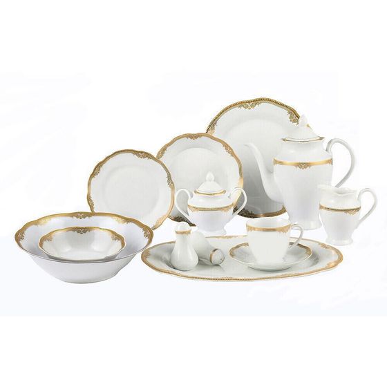 Catherine 57-Pc. Dinnerware Set, Service for 8