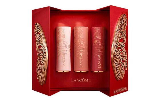 LANKOU Gracefully Heart-Fluttering Lipstick Gift Box Easy-to-Blend Correcting Skin Tone Pack Of Three