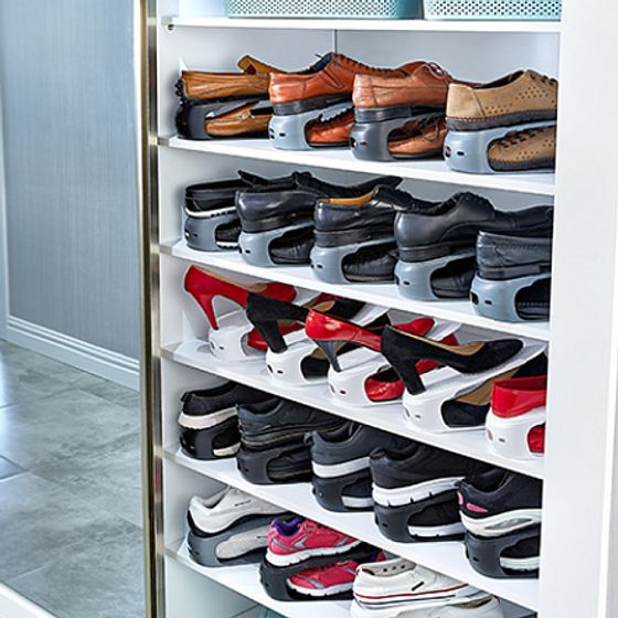 Подставка для обуви коричневая 11x27.5x12.5см