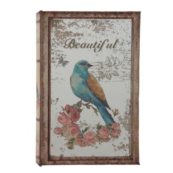 Ключница с зеркальным элементом, L17 W5 H26 см