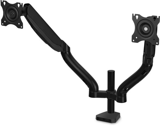 Кронштейн для мониторов Buro M8 черный 17&quot;-27&quot; макс.9кг крепление к столешнице поворот и наклон