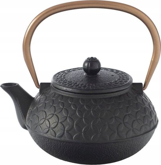 Чайник Secret de Gourmet BLACK FLOWER, керамика, 1 л, черный