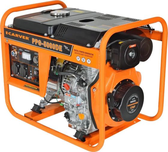Генератор дизельный Carver PPG-5000DE 3.6кВт (01.020.00051)