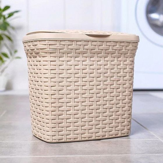 Контейнер для стирального порошка Ротанг 10л ЛАТТЕ