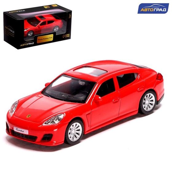 Машина металлическая PORSCHE PANAMERA TURBO, 1:43, цвет красный