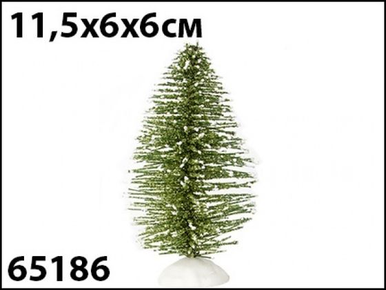 !09 НАБОР 2 ШТУКИ - ЕЛОЧНОЕ УКРАШЕНИЕ MARKO FERENZO &quot;БЛЕСТЯЩАЯ ЕЛОЧКА&quot; - 11,5 СМ. ЦВЕТ МИКС